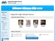 Tablet Screenshot of hapevillehighschool.com